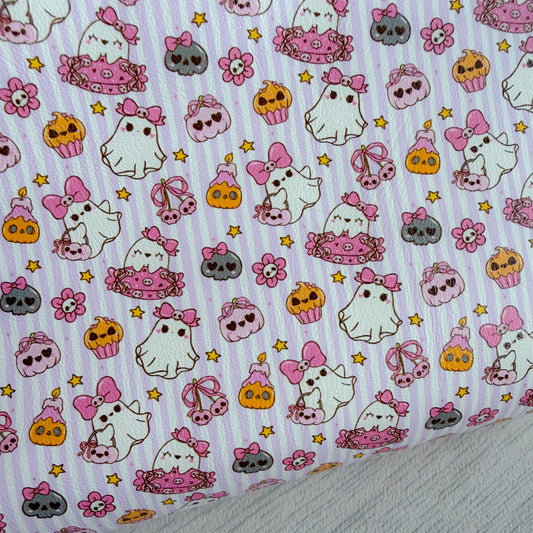 Miss Ghost Faux Leather Sheet
