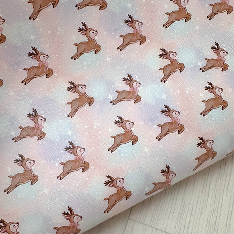 Enchanted Reindeers Leatherette