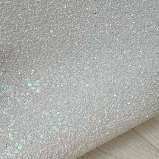 White Rainbow Chunky Glitter