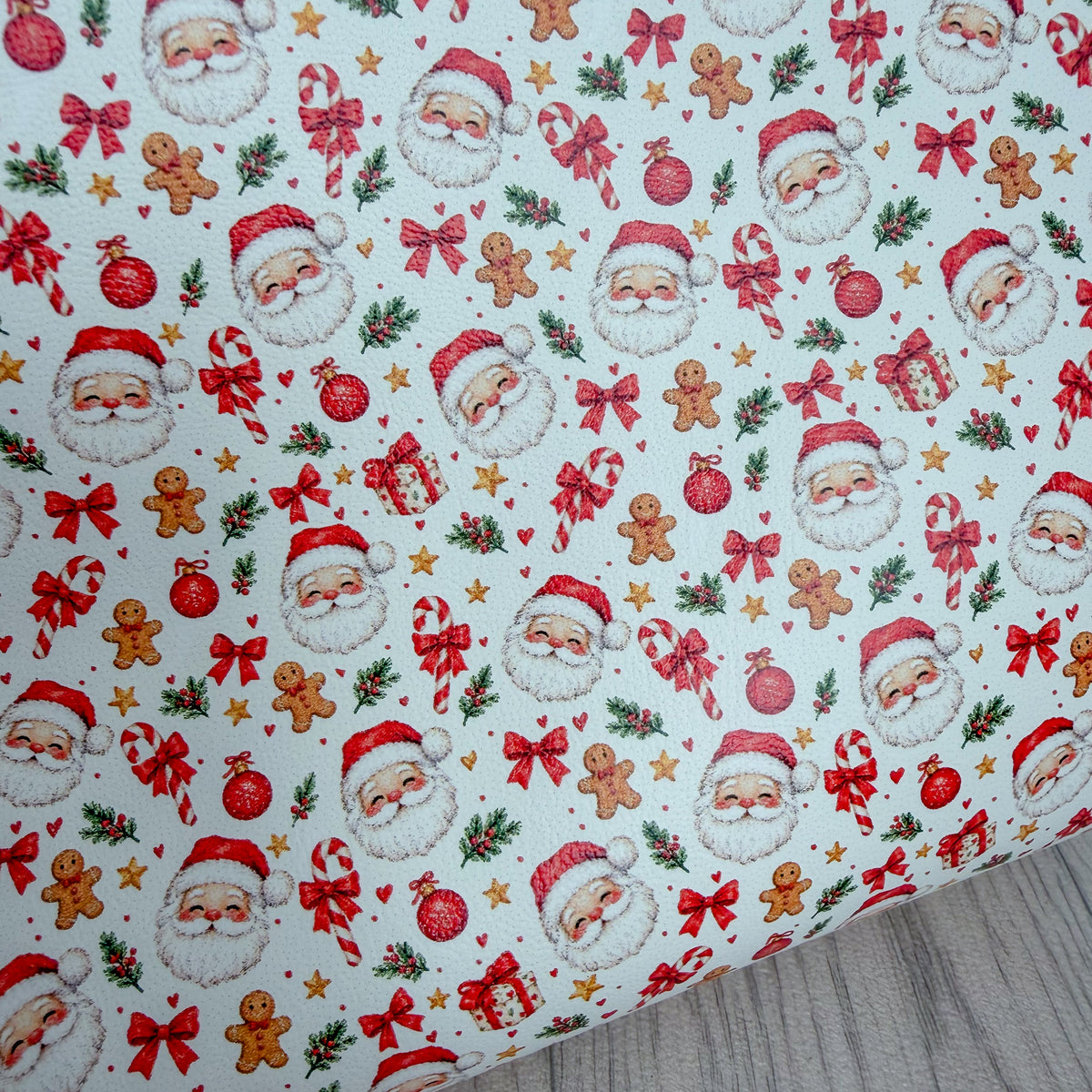 Santa Sweetie Faux Leather Sheet