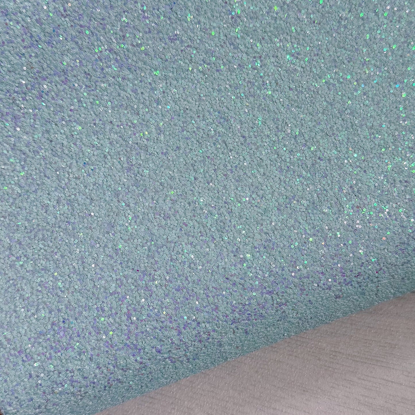 A4 Pastel Mint Glitter Sheet