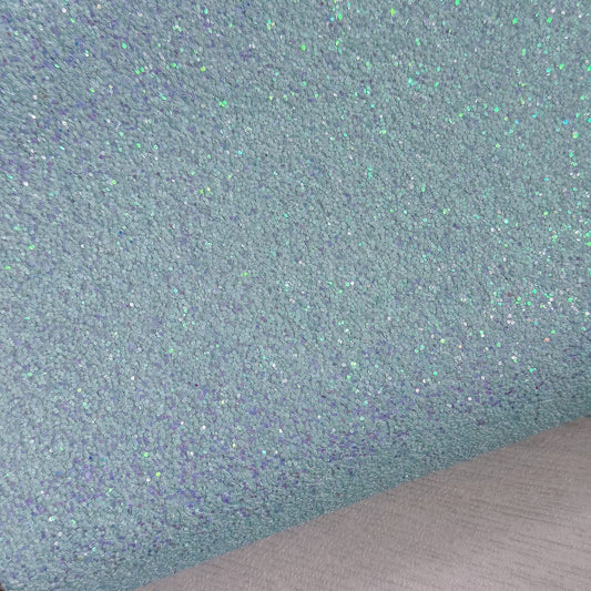 A4 Pastel Mint Glitter Sheet