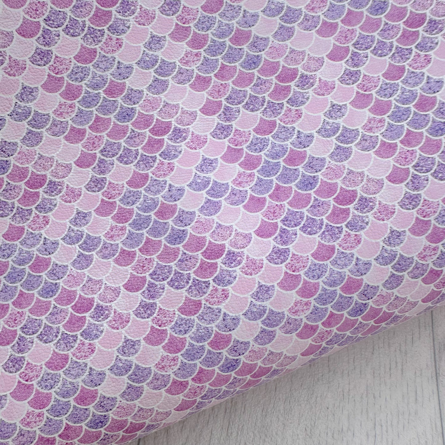 Purple Mermaid Scales Leatherette