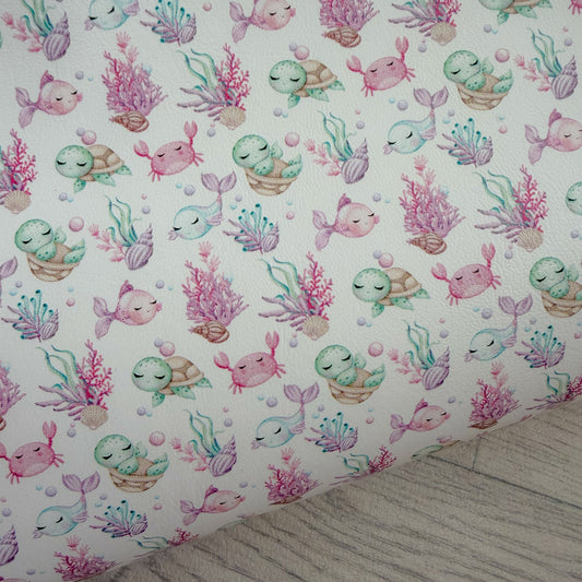 Sealife Friends Leather Sheet
