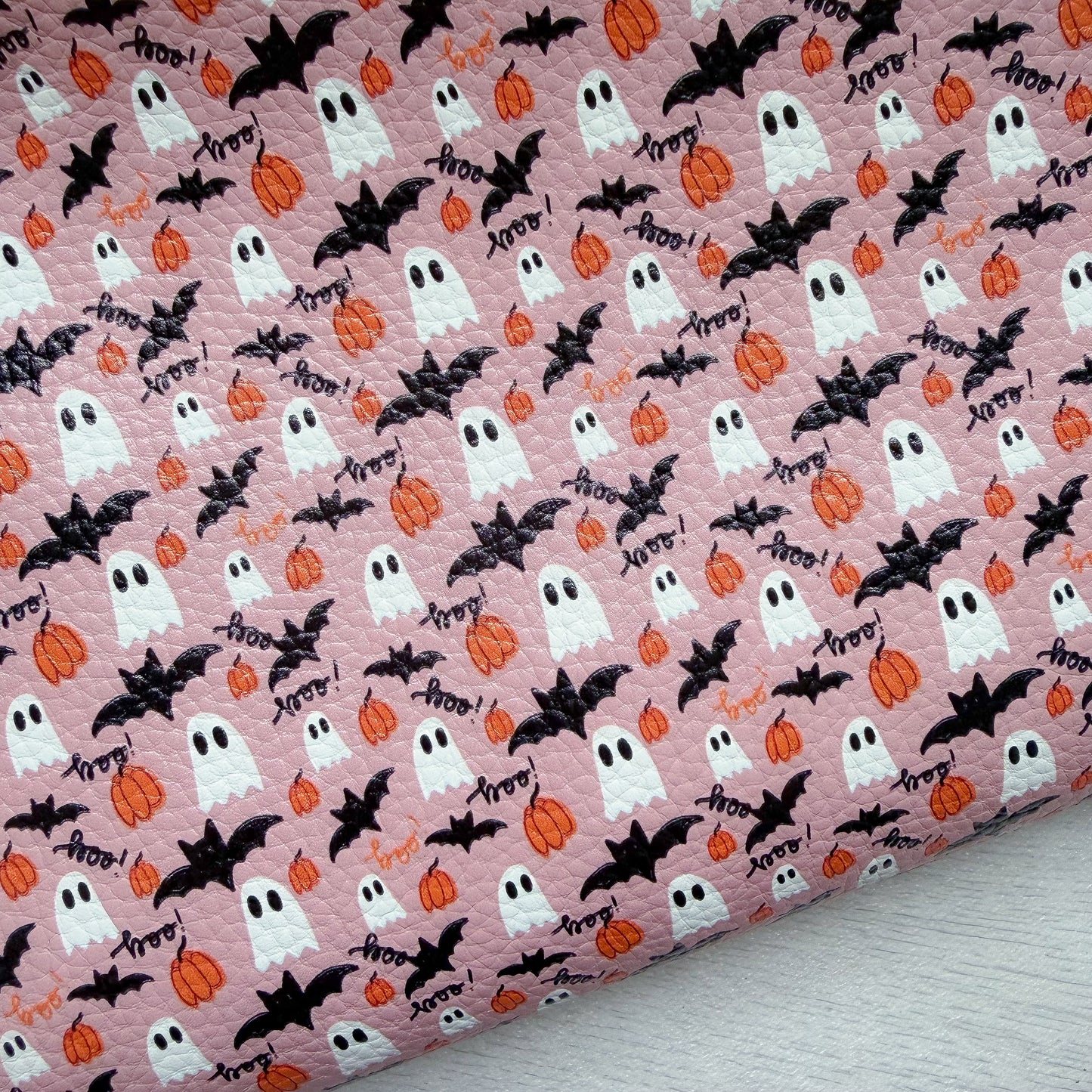 A4 Halloween Printed Faux Leather Sheet