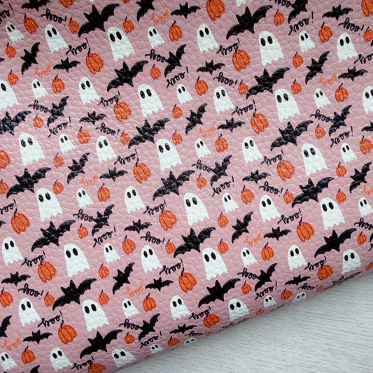 A4 Halloween Printed Faux Leather Sheet