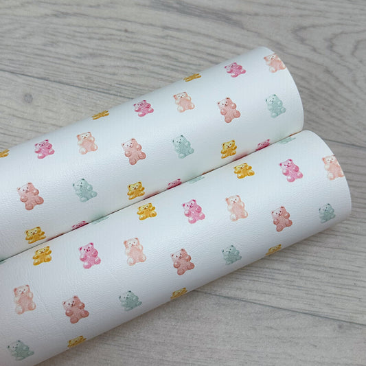 Pastel Gummy Bears Leatherette