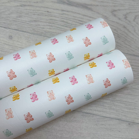 Pastel Gummy Bears Leatherette