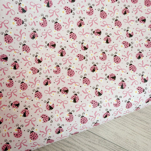 Bow LadyBirds Leatherette