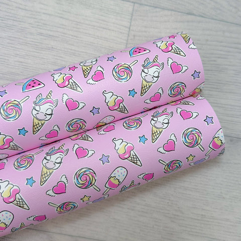 Unicorn Icecream Leatherette