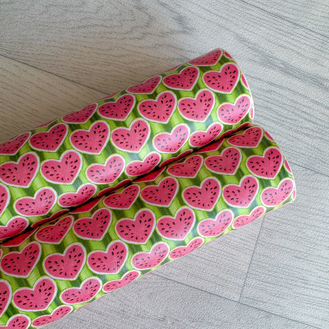 Watermelon Hearts Leatherette