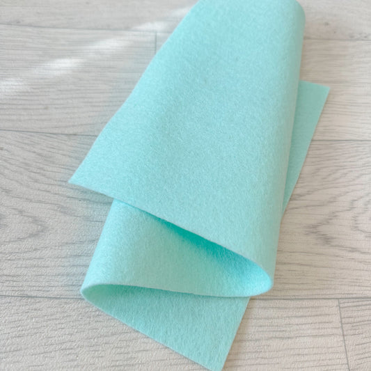 Mint Green 100% Merino Wool Felt