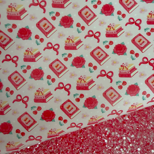 Duo Book Lover Glitter & Leather Sheets