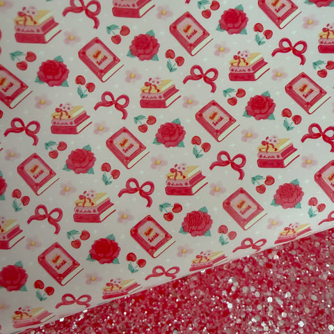 Duo Book Lover Glitter & Leather Sheets