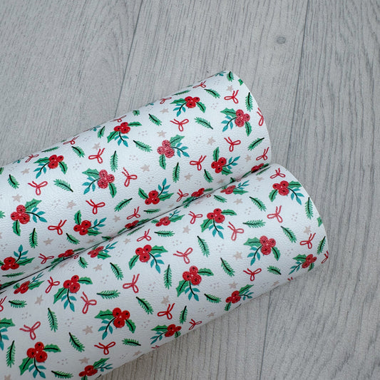 Holly Berries Leatherette