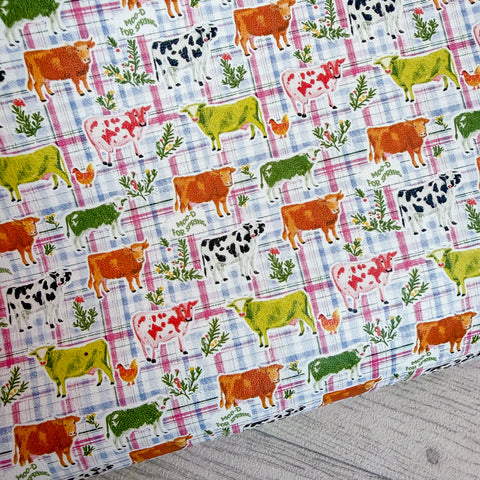 Cool Cows Leatherette