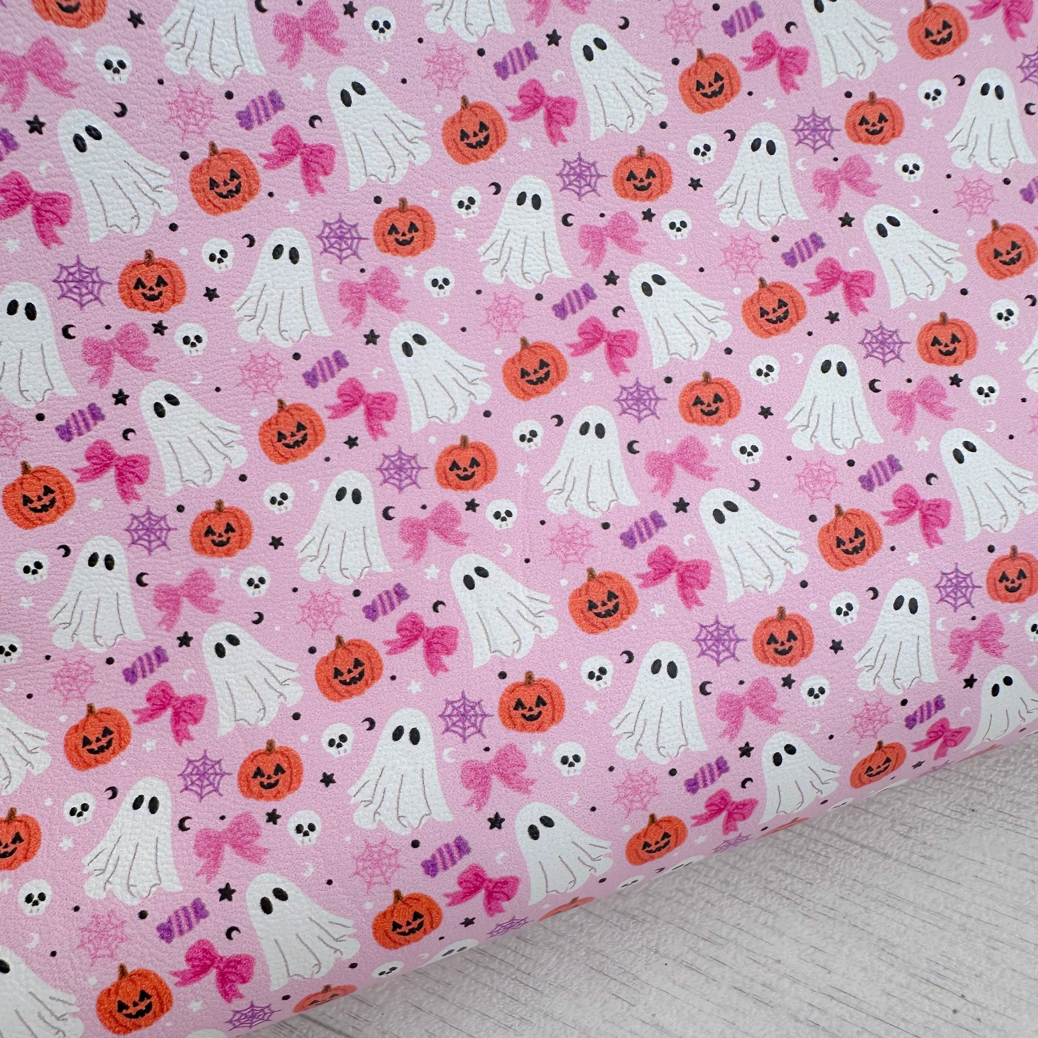 Pink Halloween Leatherette