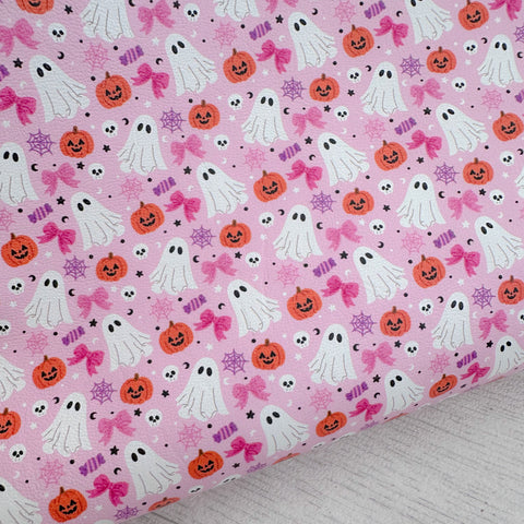Pink Halloween Leatherette