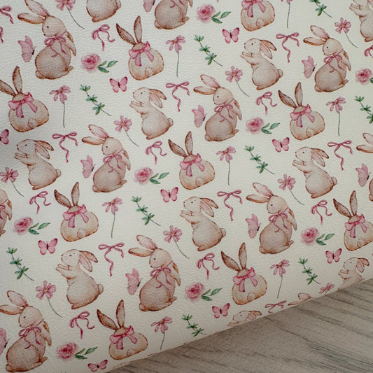 Bows & Bunnys Leatherette