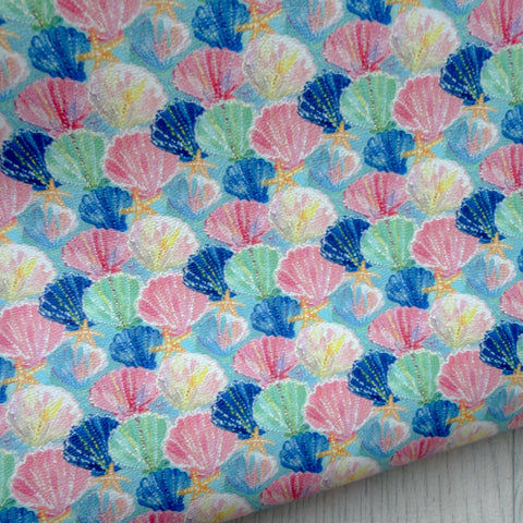 Colourful Shells Faux Leather