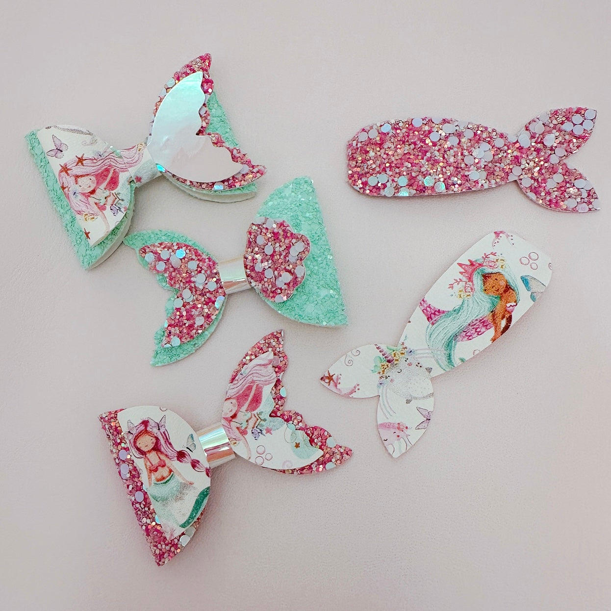 Mermaid Babe & Snap Clip Die Glitter Glitter On The Wall Exclusive
