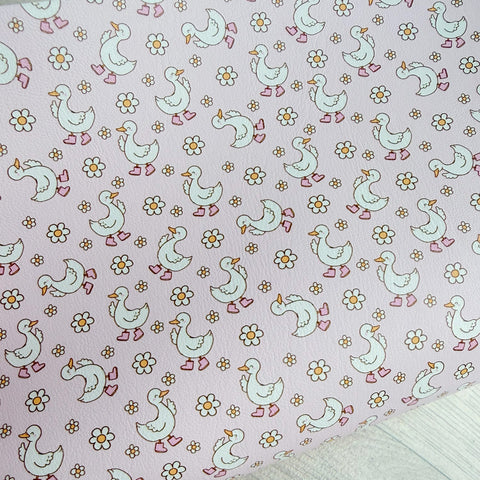 Wellie Boot Goose Leatherette