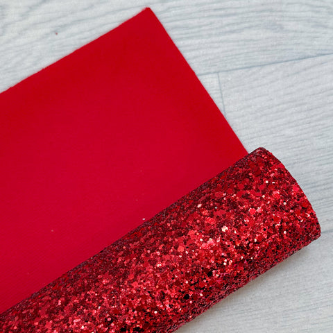 Precious Metal Ruby Chunky Glitter