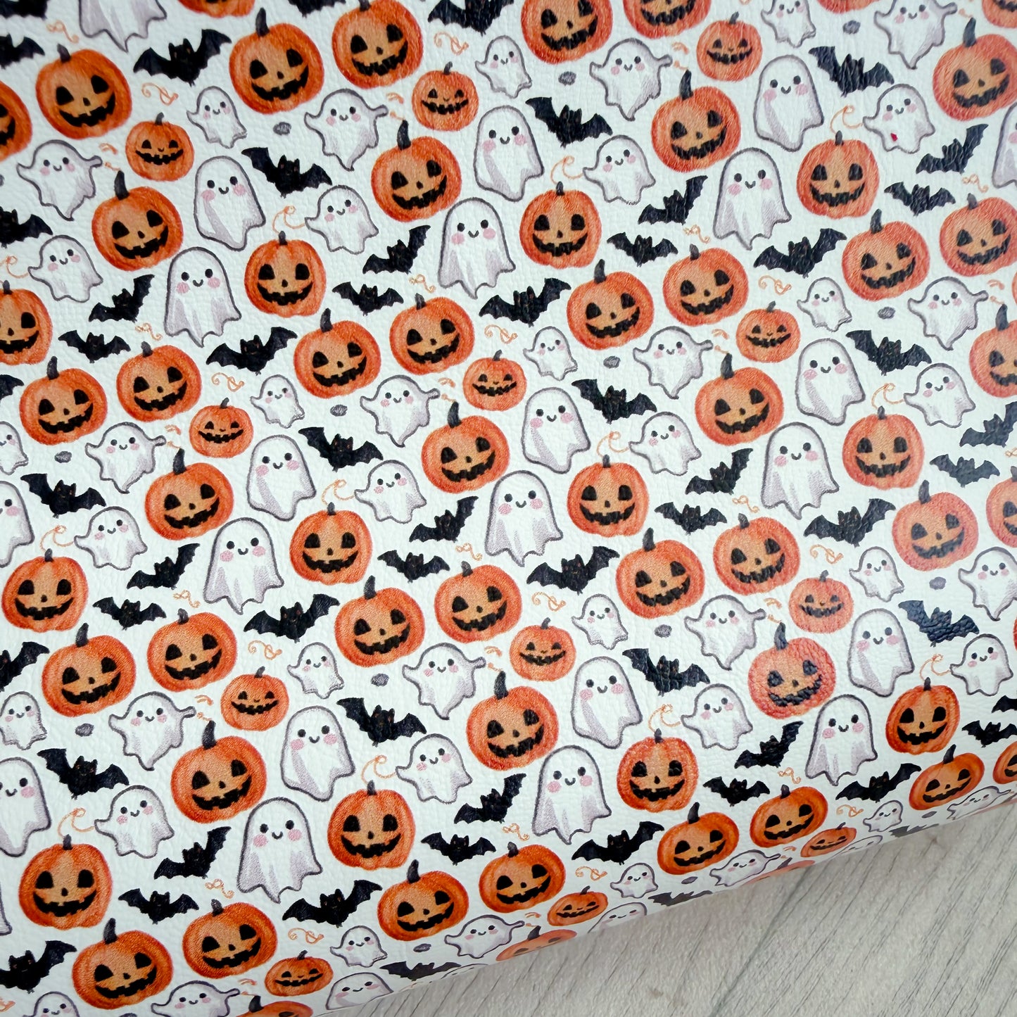 Spooky But Seeet Faux Leather Sheet