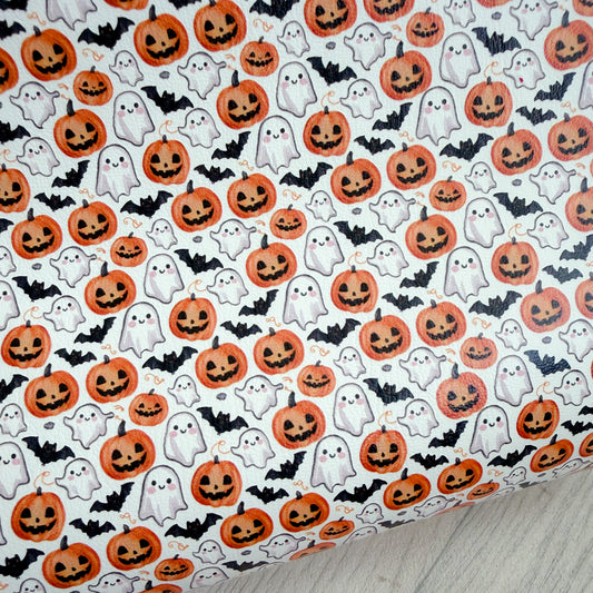 Spooky But Seeet Faux Leather Sheet