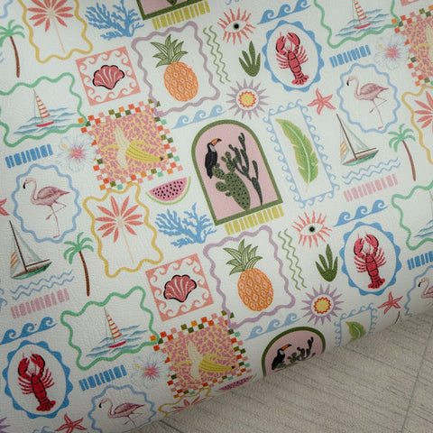 Tropical Beach Club Leather Sheet