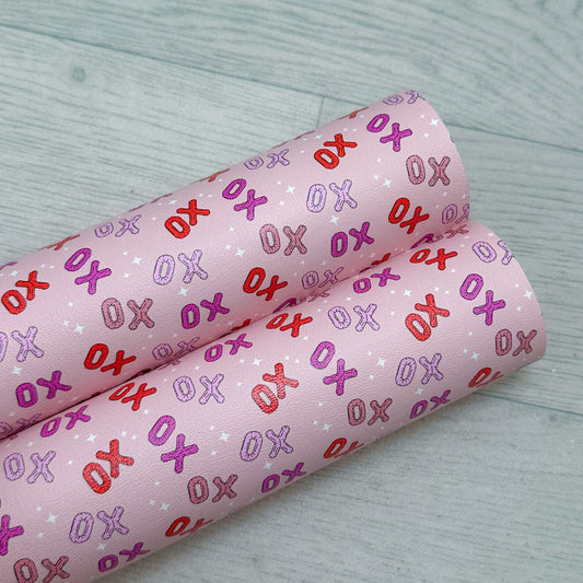 Balloon Hearts & Crosses Leatherette