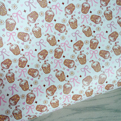 Bow Coffee Leatherette