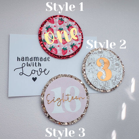 Custom Number Badge – Ready Made