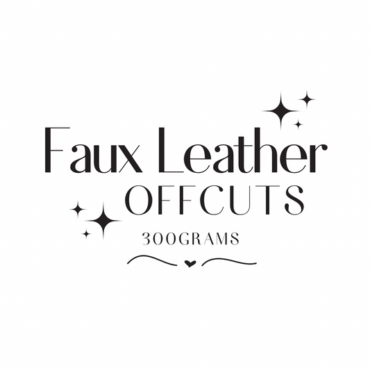 300g Mixed Faux Leather Offcuts