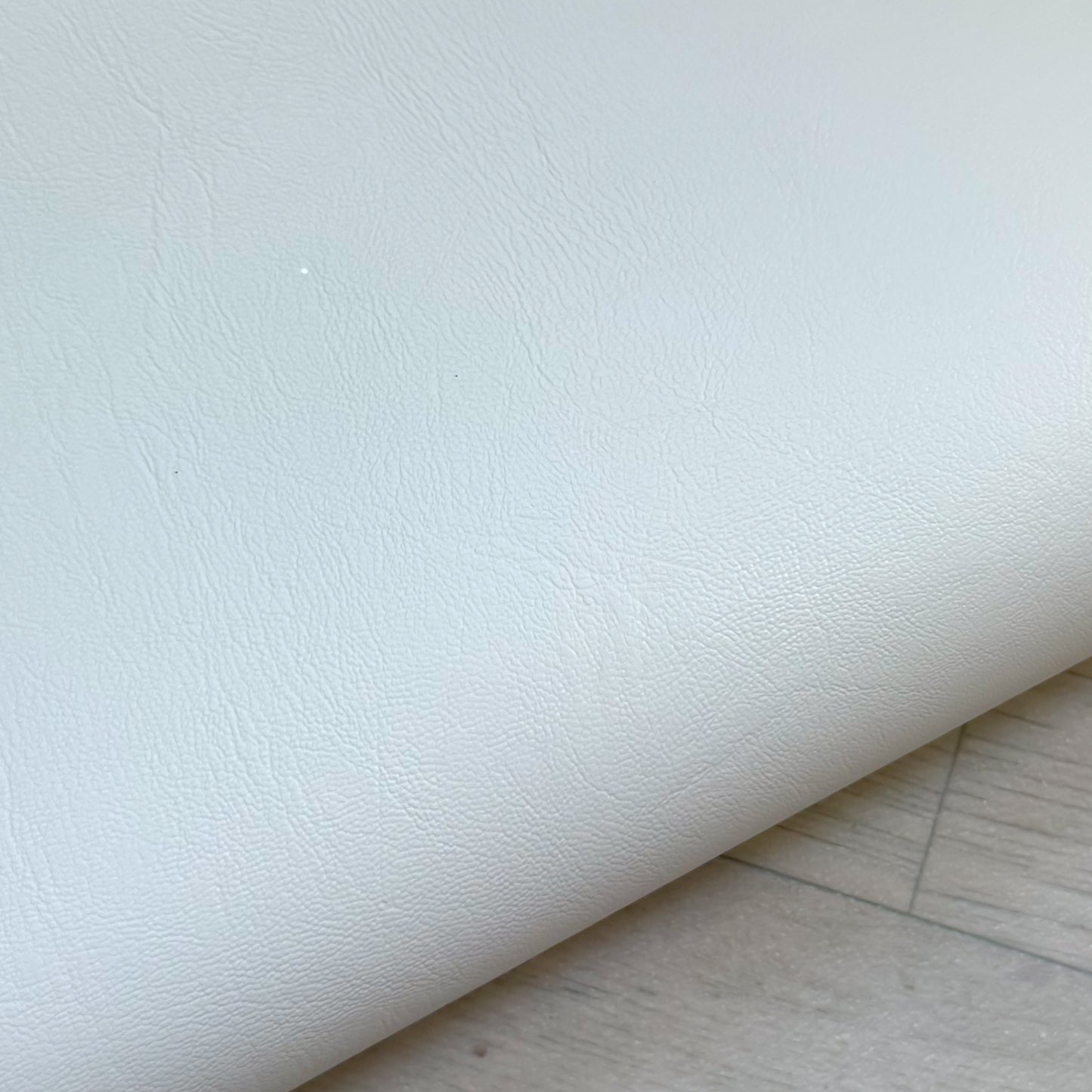 White Faux Leather A4 Sheet