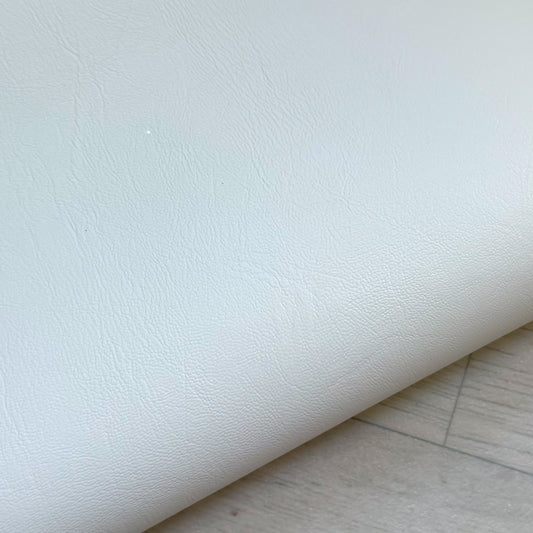 White Faux Leather A4 Sheet