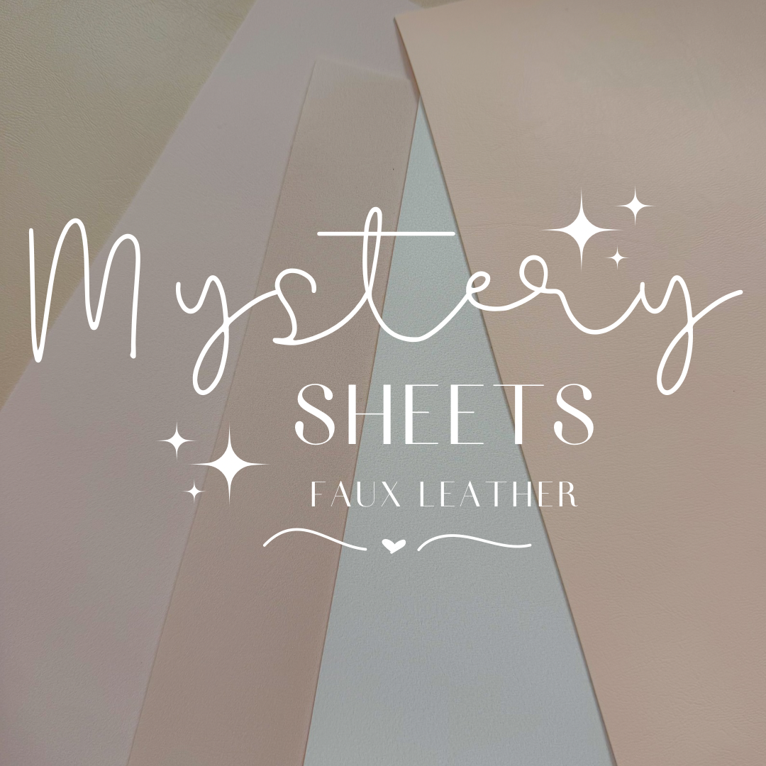 Neutrals Solid Colour Mystery Faux Leather A4 Sheet