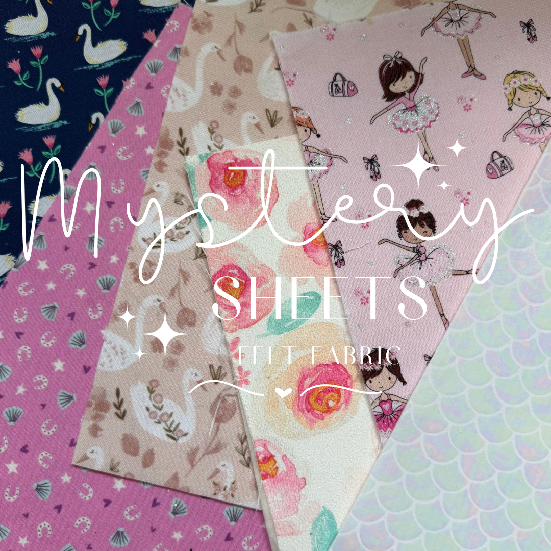 Felt Fabric Mystery Patterns A4 Sheet