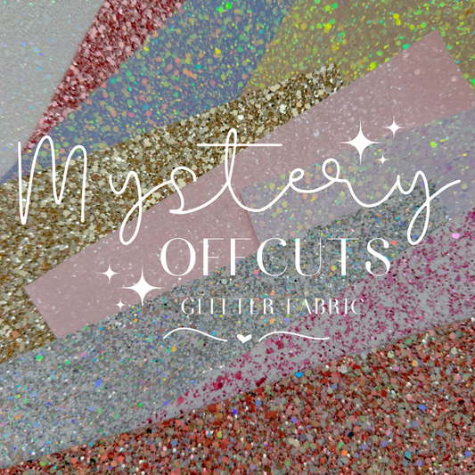 300g Glitter Fabric Offcuts