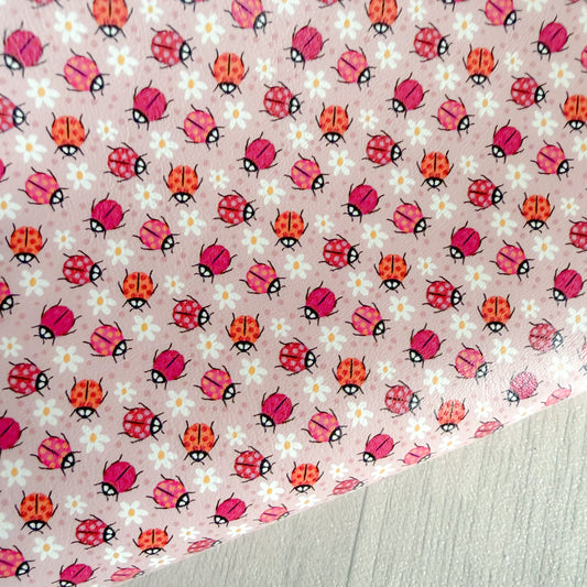 Lady Bug Club Faux Leather Sheet