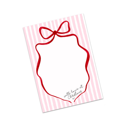 Bow Christmas Bow Display Cards