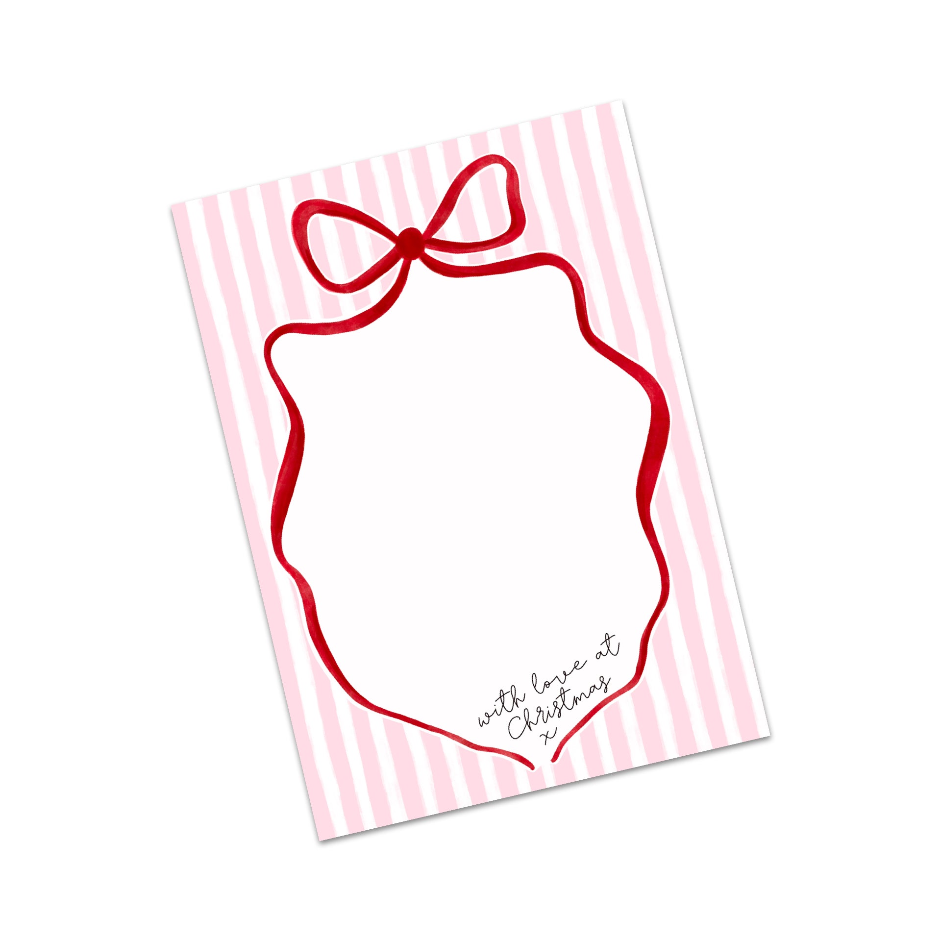 Bow Christmas Bow Display Cards