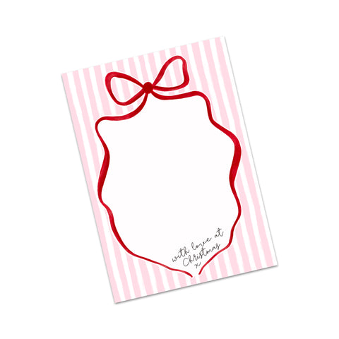 Bow Christmas Bow Display Cards