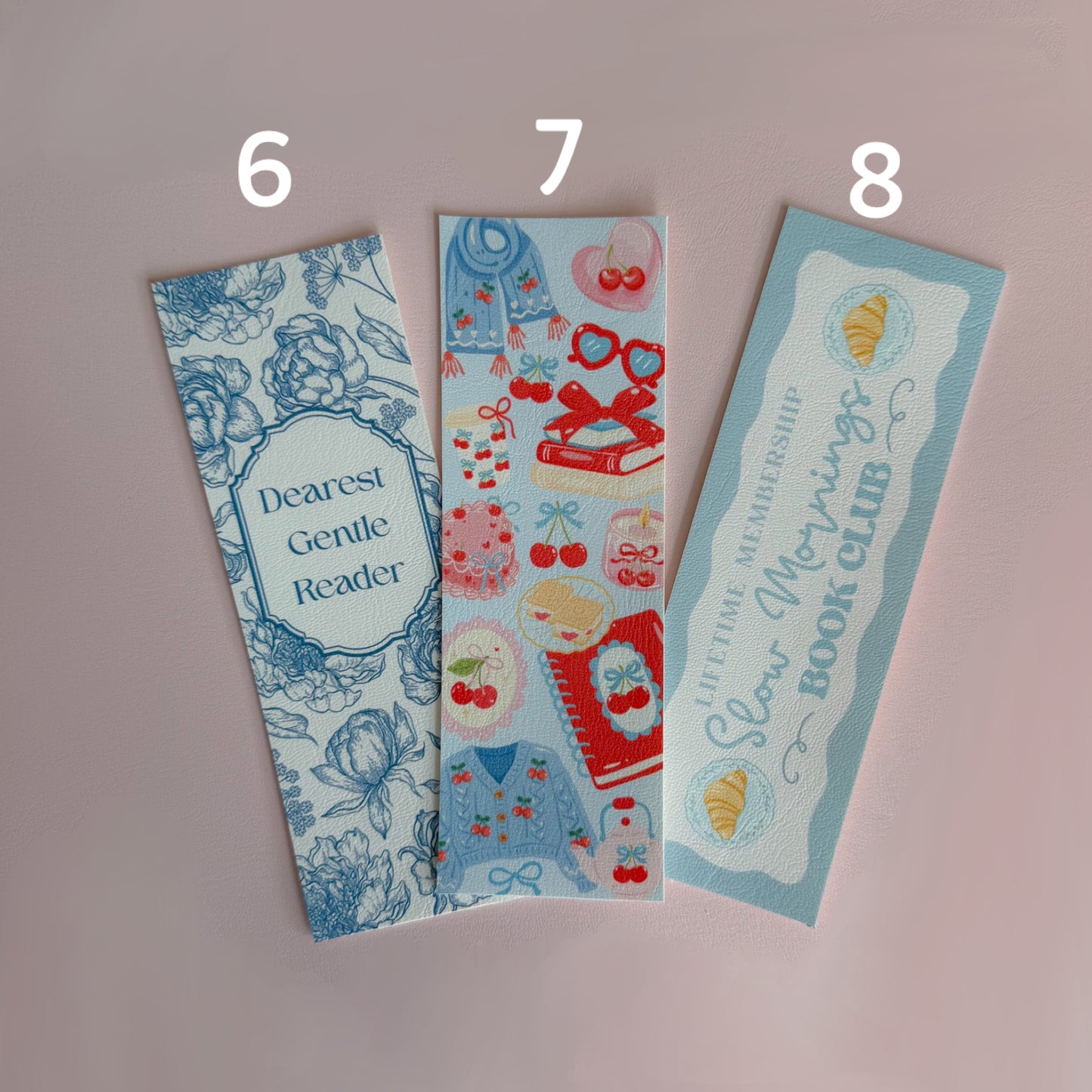 Bookmarks Faux Leather