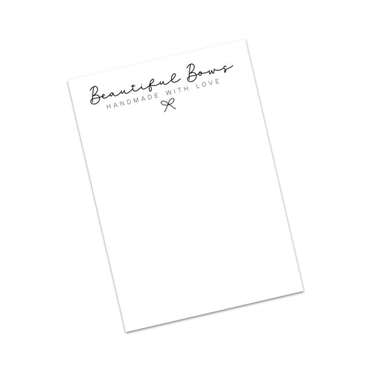 New Beautiful Bows Bow Display Cards