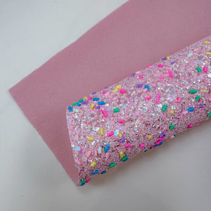 Pink Sprinkles Chunky Glitter