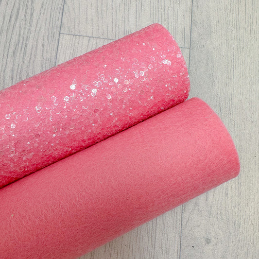 Crystal Quartz Felt Duo Peony