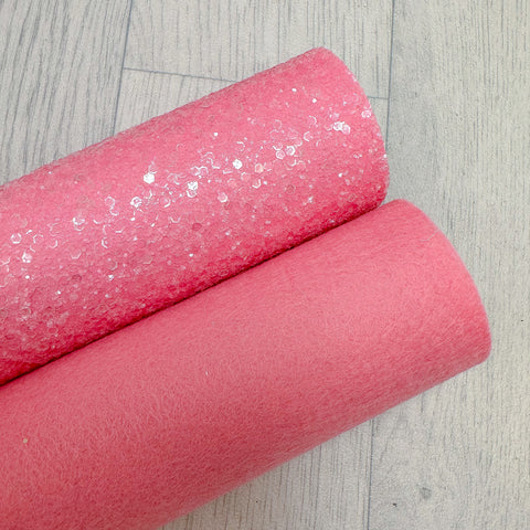 Crystal Quartz Felt Duo Peony