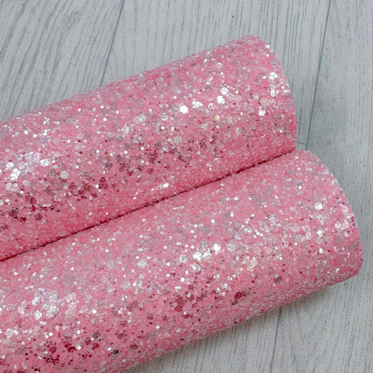 pink glitter fabric a4 sheet bow making crafts