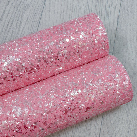 pink glitter fabric a4 sheet bow making crafts